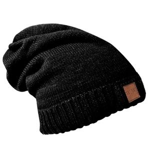 W.W Premium Fleece Lined Slouchy Beanie Hats